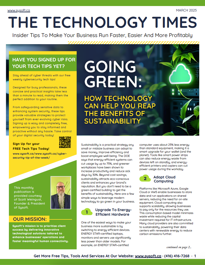 Sysoft Newsletter March 2025