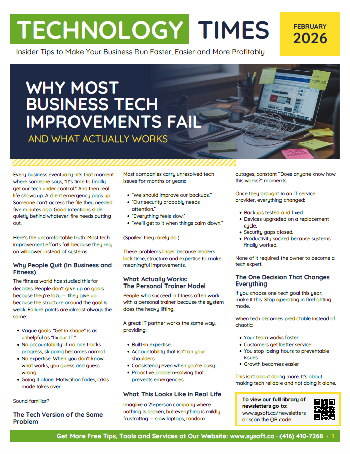 Sysoft Newsletter February 2026